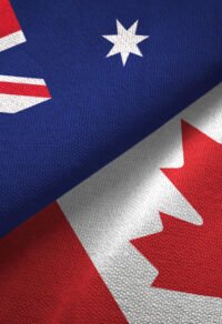 list of Australian vs. Canadian Visas